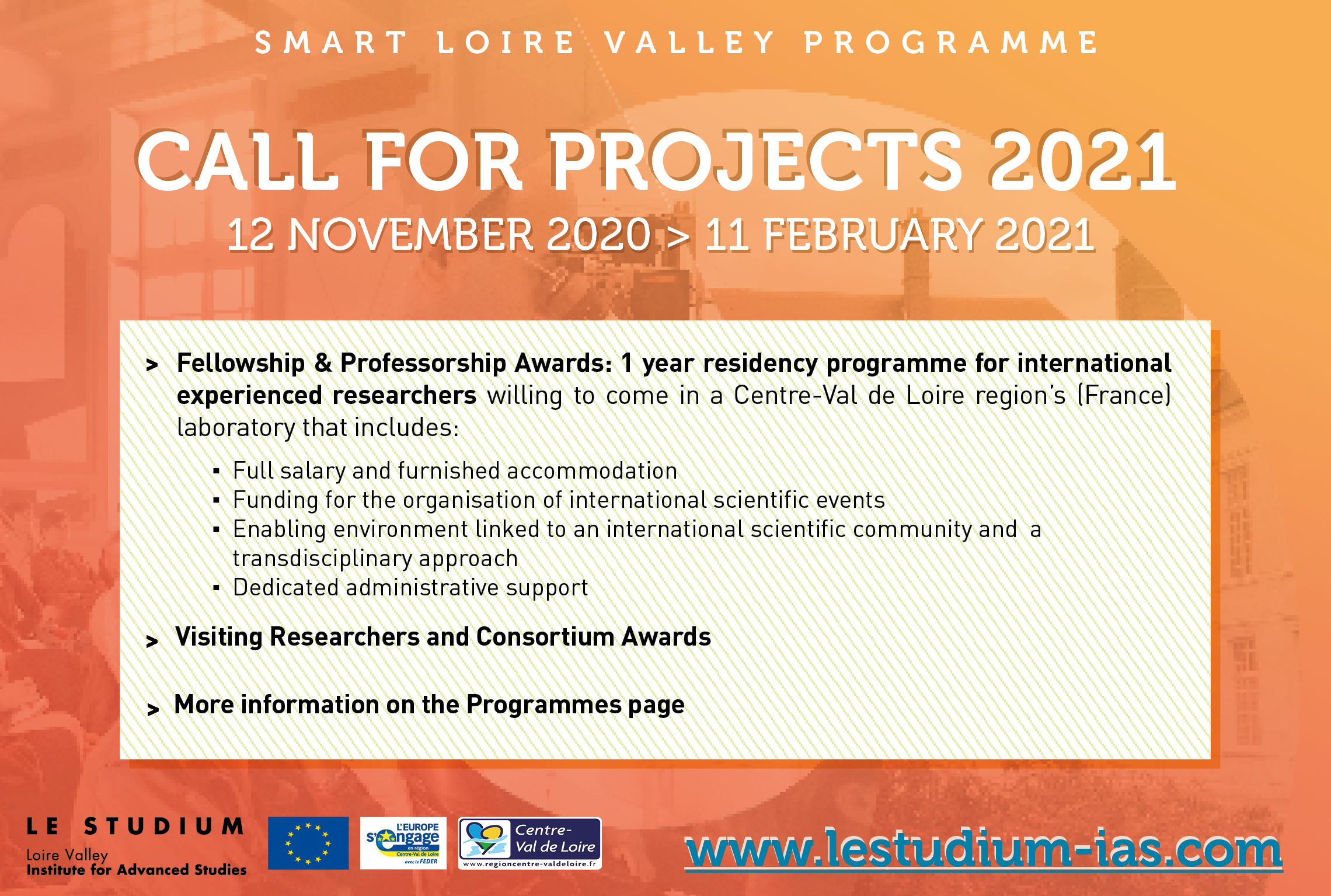 The call for projects 2021 is open | LE STUDIUM